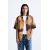 Zara Рубашка с принтом акварель , Цвет: Коричневый, Размер: S (US S), изображение 2