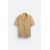 Zara Волновая рубашка с жаккардовым узором , Цвет: Коричневый, Размер: S (US S), изображение 6