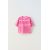 Zara Трикотажная полосатая футболка с вышивкой , Цвет: Розовый, Размер: 1½ лет (86 см), изображение 2