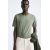 Zara Узкая футболка "basic slim fit" , Цвет: Зеленый, Размер: XL (US XL), изображение 5