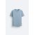 Zara   бейсик слим фит футболка , Цвет: Синий, Размер: S (US S), изображение 6