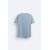 Zara   бейсик слим фит футболка , Цвет: Синий, Размер: S (US S), изображение 7