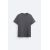 Zara   базовая облегающая футболка , Цвет: Серый, Размер: S (US S), изображение 7