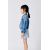 Zara Юбка из джинсовой ткани с потёртостями , Цвет: Синий, Размер: 1½ лет (86 см)