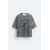 Zara Открытая вязаная футболка , Цвет: Серый, Размер: S (US S), изображение 6