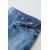 Zara Джинсовые бермуды с регулируемым внутренним поясом и застежкой на пуговицу спереди, Цвет: Синий, Размер: 1½ лет (86 см), изображение 3