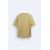 Zara Простая текстурированная футболка , Цвет: Хаки, Размер: S (US S), изображение 7