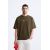 Zara Футболка с контрастным накладным , Цвет: Зеленый, Размер: L (US L), изображение 2