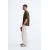 Zara Футболка с контрастным накладным , Цвет: Зеленый, Размер: L (US L), изображение 4