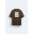 Zara Футболка с контрастным накладным , Цвет: Зеленый, Размер: L (US L), изображение 8