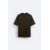 Zara Футболка с текстурой , Цвет: Коричневый, Размер: S (US S), изображение 7