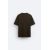 Zara Футболка с текстурой , Цвет: Коричневый, Размер: S (US S), изображение 8
