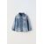 Zara Рубашка с воротником и длинными рукавами keith haring® denim overshirt , Цвет: Синий, Размер: 12-18 месяцев (86 см)