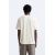 Zara Легкая хлопковая футболка , Цвет: Бежевый, Размер: S (US S), изображение 3