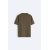 Zara Регулярная посадка мягкая футболка , Цвет: Серый, Размер: S (US S), изображение 7