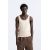 Zara Рифленый топ , Цвет: Бежевый, Размер: S (US S), изображение 2