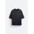 Zara Футболка с эффектом сатина , Цвет: Черный, Размер: S (US S), изображение 7