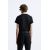 Zara Слим фит футболка , Цвет: Черный, Размер: S (US S), изображение 3