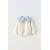 Zara Полосатая кофта с контрастным воротником , Цвет: Бежевый, Размер: 2 лет (92 см), изображение 2