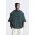 Zara Полосатая текстурированная футболка , Цвет: Зеленый, Размер: XL (US XL), изображение 2