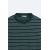Zara Полосатая текстурированная футболка , Цвет: Зеленый, Размер: XL (US XL), изображение 9