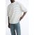 Zara Полосатая текстурированная футболка , Цвет: Белый, Размер: XL (US XL), изображение 5