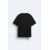 Zara Футболка с контрастной вышивкой , Цвет: Черный, Размер: S (US S), изображение 7