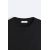 Zara Майка из неровной текстурированной хлопковой ткани, Цвет: Черный, Размер: M (US M), изображение 8