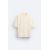 Zara Широкая футболка "свободного кроя" с круглым вырезом горловины и короткими рукавами, Цвет: Бежевый, Размер: S (US S), изображение 7