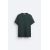 Zara Трикотажная футболка из хлопкового трикотажа , Цвет: Синий, Размер: S (US S), изображение 6