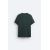 Zara Трикотажная футболка из хлопкового трикотажа , Цвет: Синий, Размер: S (US S), изображение 7