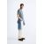 Zara Футболка из хлопкового трикотажа , Цвет: Синий, Размер: L (US L), изображение 4