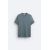 Zara Футболка из хлопкового трикотажа , Цвет: Синий, Размер: L (US L), изображение 6