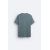 Zara Футболка из хлопкового трикотажа , Цвет: Синий, Размер: L (US L), изображение 7