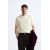 Zara Трикотажная хлопковая футболка , Цвет: Бежевый, Размер: XL (US XL), изображение 2