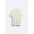 Zara Трикотажная хлопковая футболка , Цвет: Бежевый, Размер: XL (US XL), изображение 7