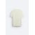 Zara Трикотажная хлопковая футболка , Цвет: Бежевый, Размер: XL (US XL), изображение 8