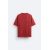 Zara Изношенная и порванная футболка , Цвет: Красный, Размер: M (US M), изображение 8
