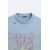 Zara Выцветшая футболка с контрастным принтом , Цвет: Синий, Размер: S (US S), изображение 8
