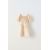 Zara Платье из льна с эластичным обрезом , Цвет: Бежевый, Размер: 1½ лет (86 см), изображение 2