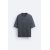 Zara Футболка с печатями и дырками , Цвет: Серый, Размер: S (US S), изображение 6