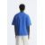 Zara Мягкая футболка с лозунгами , Цвет: Синий, Размер: S (US S), изображение 3