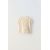 Zara Футболка с текстурным цветочным принтом , Цвет: Бежевый, Размер: 1½ лет (86 см), изображение 3