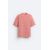 Zara Текстурированная трикотажная футболка , Цвет: Розовый, Размер: M (US M), изображение 7