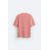 Zara Текстурированная трикотажная футболка , Цвет: Розовый, Размер: M (US M), изображение 8