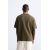Zara Футболка с текстурой , Цвет: Зеленый, Размер: S (US S), изображение 3