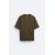 Zara Футболка с текстурой , Цвет: Зеленый, Размер: S (US S), изображение 8