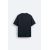 Zara Фактурированная футболка , Цвет: Синий, Размер: S (US S), изображение 8