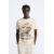 Zara Футболка с контрастными принтами , Цвет: Бежевый, Размер: S (US S), изображение 2