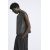 Zara Футболка с эффектом выцветания с разрезом на горловине, Цвет: Черный, Размер: S (US S), изображение 5